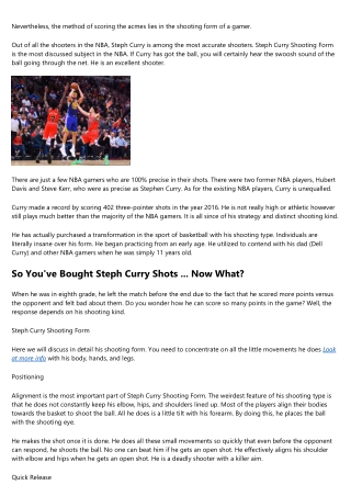 Think You're Cut Out For Doing Steph Curry Slow Motion Shot? Take This Quiz