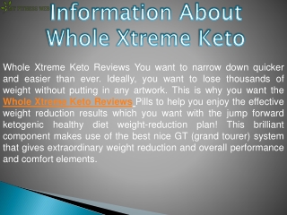 How Secure is Whole Xtreme Keto?