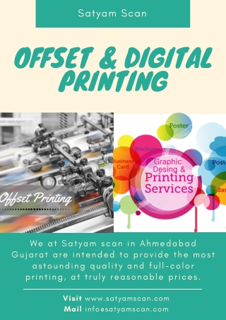 Offset and Digital Printing Services in Ahmedabad