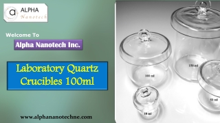 Laboratory quartz crucibles 100ml