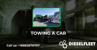 Towing A Car - Diesel Fleet Solution