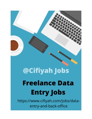 Freelance data entry operator jobs for graduates