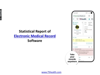 Statistical Report of Electronic Medical Record Software