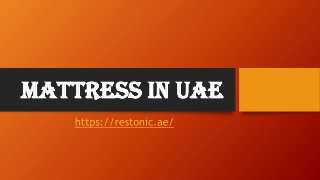 Mattress in UAE