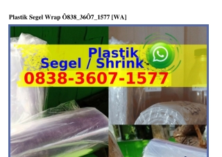 Plastik Segel Wrap Ö83836Ö71577(WA)