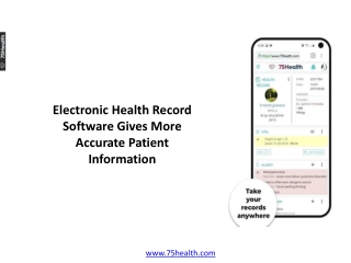 Electronic Health Record Software Gives More Accurate Patient Information