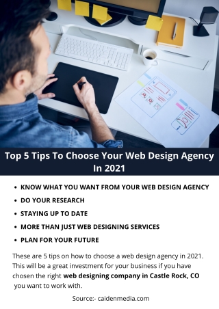 Top 5 Tips To Choose Your Web Design Agency In 2021