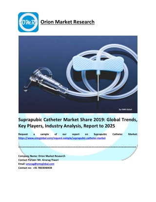 Suprapubic Catheter Market: Analysis Report, Share, Trends and Overview 2019-2025