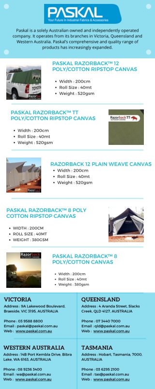 Get Marine Canvas Supplies for Wholesale in Australia