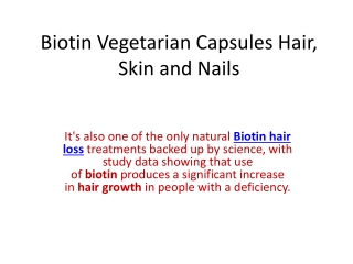 Buy Biotin Supplements for Hair, Skin and Nails in India