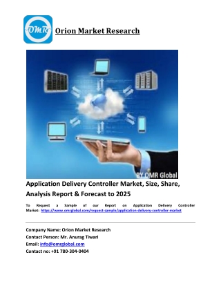 Application Delivery Controller Market Trends, Size, Competitive Analysis and Forecast 2019-2025