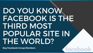 How to Boost Extensive Facebook Group Members?
