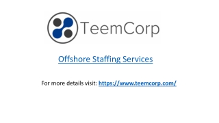 Offshore Staffing Services