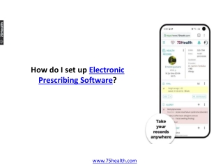 How do I set up Electronic Prescribing Software?