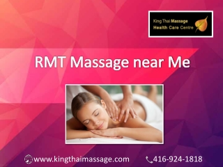 RMT massage near me in toronto at the best price | King Thai Massage