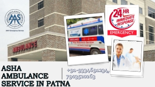 Road ambulance service in Patna with all medical facilities |ASHA