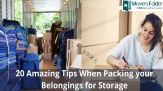 20 Amazing Tips When Packing your Belongings for Storage