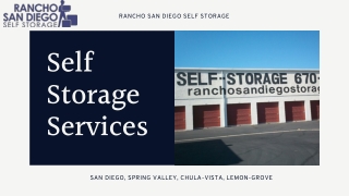 Proper Self Storage services- RSD Storage