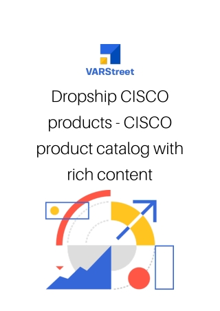 Dropship cisco products - cisco product catalog with rich content