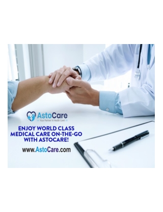 Using AstoCare's comprehensive portal, you can easily book with the best Doctors of your city instantly