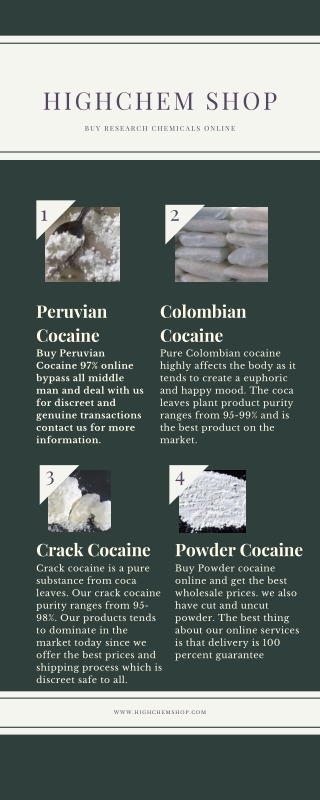 Buy Bolivian Cocaine Online from HighChem Shop