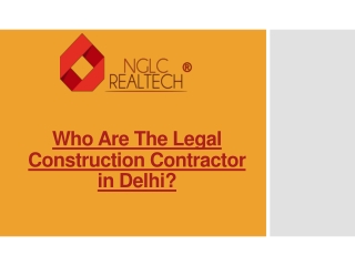 Construction Contractor in Delhi