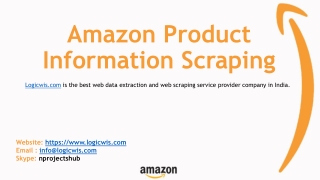 Amazon Product Information Scraping