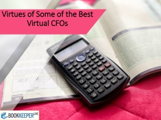 Virtues of Some of the Best Virtual CFOs - BookkeeperLive