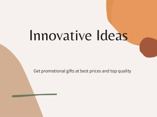 Promotional Gifts For Customers By Innovative Ideas