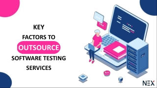 What should be considered for software testing services?