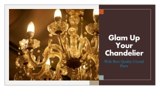 Best Place to Buy Crystal Chandelier Parts Online