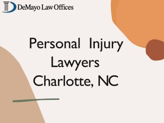 Personal Injury Lawyers Charlotte, NC