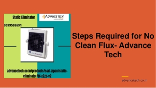 No Clean flux - Advance Tech