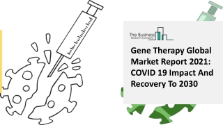 Gene Therapy Market Status, Industry Growth Rate, Opportunities to 2025