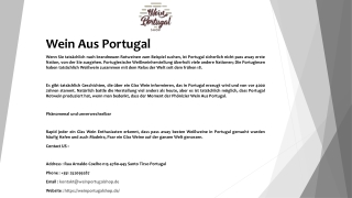 Wein Aus Portugal