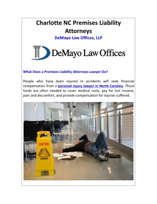 Charlotte NC Premises Liability Attorneys