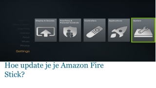 Hoe update je je Amazon Fire Stick?