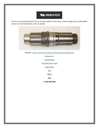 Case dozer Undercarriage Parts | Tracksnteeth.com