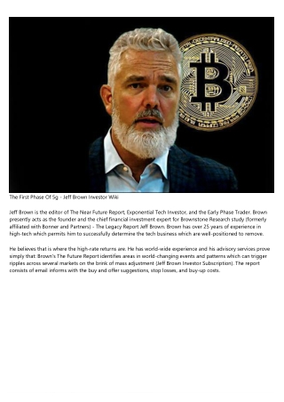 Trading Volume Liquidity And Investment Styles By Jeff Brown ... - Legacy Report Jeff Brown
