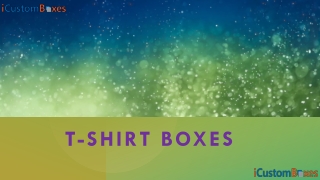 Custom T shirt Boxes For Sale With Premium Quality