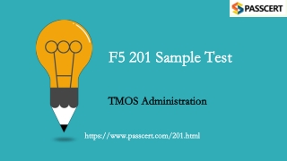 F5 201 TMOS Administration Exam Dumps