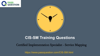 ServiceNow CIS-Service Mapping CIS-SM Exam Questions