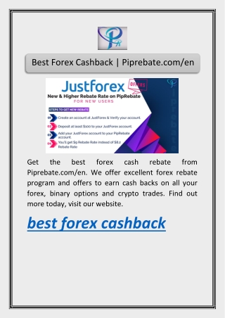 Best Forex Cashback | Piprebate.com/en