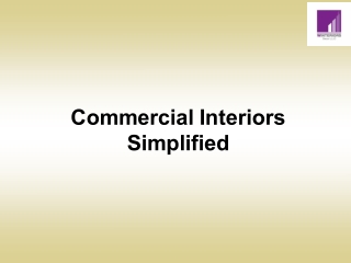 Commercial Interiors Simplified