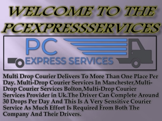 Specialist Multi-drop Delivery Manchester