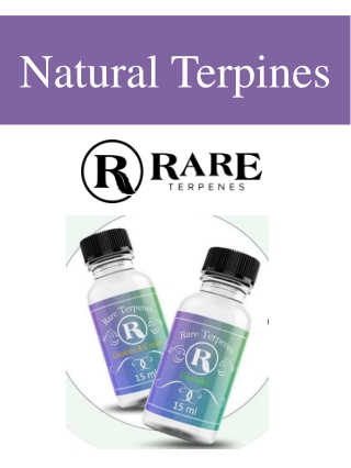 Natural Terpines