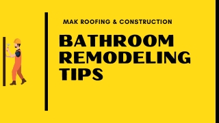 ESSENTIAL BATHROOM REMODELING TIPS TO CONSIDER