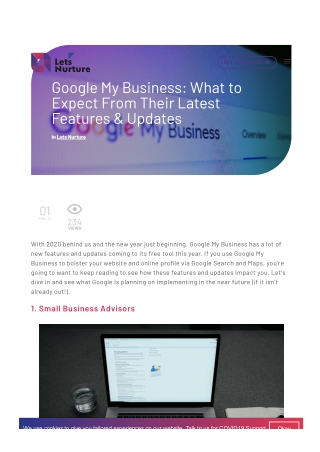 Google My Business: What to Expect From Their Latest Features & Updates