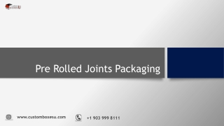 Logo printed cheap pre rolled joints packaging in Texas, USA