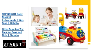 TOP BRIGHT Baby Musical Instruments | Kids Toys